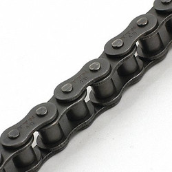 Tritan Roller Chain,50ft,Riveted Pin,Steel 40-1R X 50FT