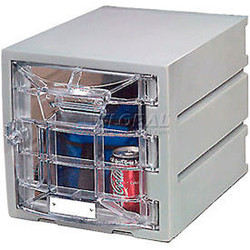 Remcon Plastics 6-Tier 1 Door Modular Locker w/ Clear Door 12""W x 15""D x 12""H