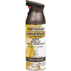 Rust-Oleum Universal 11 Oz. Matte Metallic Venetian Bronze Spray Paint 353092