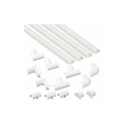 D-Line Hinge and Click Lock,Adhesive,PVC US/5FT2010KIT001