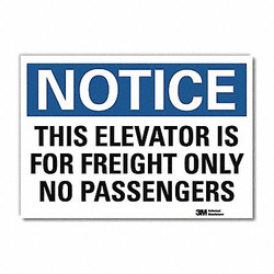 Lyle Notice Sign,10 in x 14 in,Rflct Sheeting  U5-1555-RD_14X10