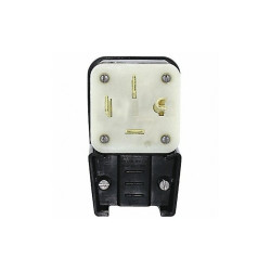 Leviton Agl Strt Blade Plug,Blk,60 A,Stnd,15-60P 8462-P