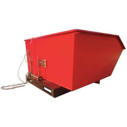 Dayton Low Profile Hopper,Red,2,000 lb 5PKE8