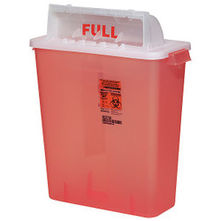 Covidien Sharps Container,Red,3 gal,PK5 S3GR100537