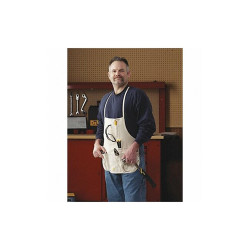 Clc Work Gear Tool Apron,White,Canvas, 29 to 46 in C10