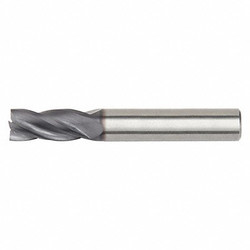 Widia Sq. End Mill,Single End,Carb,1/4"  I4S0250T075R