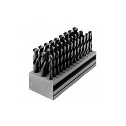 Chicago-Latrobe Reduced Shank Drill Set,33pc,HSS 69858