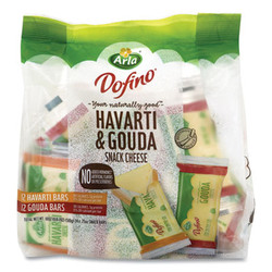 Arla® Havarti and Gouda Cheese Snack Bars, 0.75 oz Bars, 24 Bars/Carton 70439