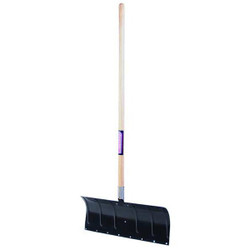 Westward Snow Pusher,Aluminum Poly Blade,24" W 6YU39