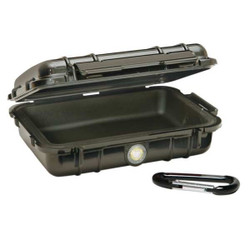 Pelican Micro Case,Black,6.82 x 4.75 x 2.12 In  1020-025-110