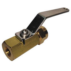 Sim Supply Brass Ball Valve,Inline,FNPT,1/4 in  1WML6