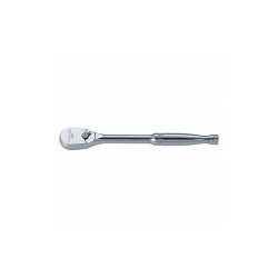 Westward Hand Ratchet, 8 1/4 in, Chrome, 3/8 in 53YV77