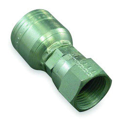 Eaton Aeroquip Crimp Fitting,3/8" I.D.,7/16",F,JIC 1AA4FJ6