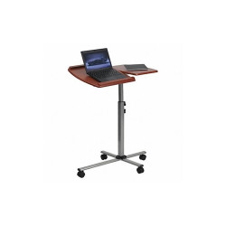 Flash Furniture Adj.-H Computer Stand,29 1/4 in W,Red NAN-JN-2762-GG