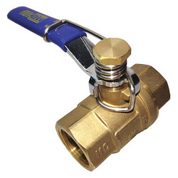 Sim Supply Brass Ball Valve,Inline,FNPT,1/2 in  1WMP1