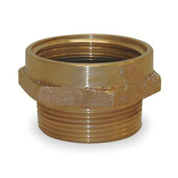 Moon American Fire Hose Adapter,Straight,NPTxNH 357-2061521