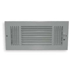 Sim Supply Sidewall/Ceiling Register,3-Way  4JRP6