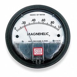 Dwyer Instruments Pressure Gauge,0 to 10 psi 2210