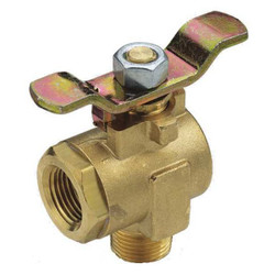 Sim Supply Brass Ball Valve,Angle,FNPTxMNPT,1/2 in  XV590P-8