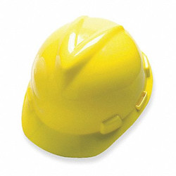 Msa Safety Hard Hat,Type 1, Class E,Yellow 477484
