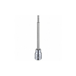 Westward Socket Bit, Steel, 3/8 in, TpSz 3/16 in 54TM52