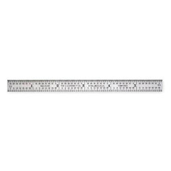 Starrett Steel Rule,Spring Tempered,12 In,4R Grad C604R-12