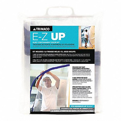 E-Z Up Plastic Door with Zipper,Clear,Plastic 54740