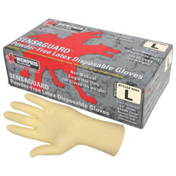Mcr Safety Disposable Gloves,Rubber Latex,L,PK100 5055L