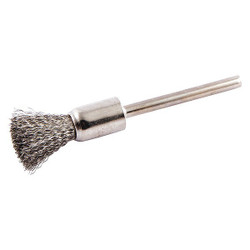 Sim Supply End Brush,Shank 1/8",Wire 0.005" dia.  66252838724