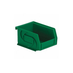 Lewisbins Hang and Stack Bin,Green,PP,3 in PB54-3 Green