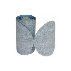Norton Abrasives PSA Sanding Disc Roll,6 in Dia,P80 G 66254487446