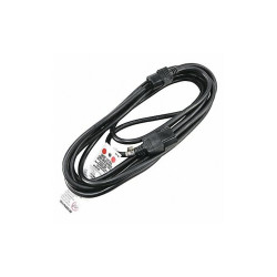 Manufacturer Varies Pwr Cord,IEC C14,SJT,15 ft.,Blk,10A,18/3 5XFT3ID