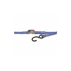 Kinedyne Tie Down Strap,S-Hook,Blue 751087GRA