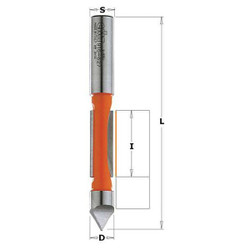 Cmt Flush Trim Profile Router Bit,3/8" 816.095.11