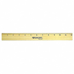Westcott Ruler,Wood,12 In  05221