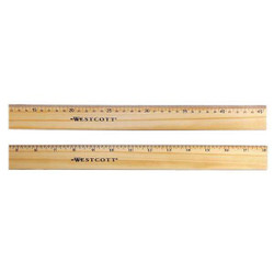 Westcott Ruler,Wood,18 In 05228