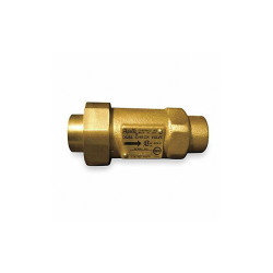 Apollo Valves Dual Check Valve,Bronze,1",FNPT 4ALF3A55A