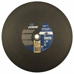 Norton Abrasives CutOff Wheel,Gemini Metal,16"x.125"x20mm 66252830886