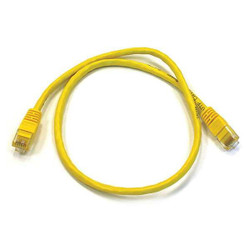 Monoprice Patch Cord,Cat 6,Booted,Yellow,2.0 ft. 3425