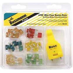 Eaton Bussmann Automotive Blade Fuse Kit,42,ATM Series NO.43