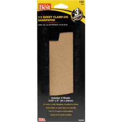 Do it Best Aluminum Oxide 150C Grit 1/3 Sheet Power Sanding Sheet (6-Pack)