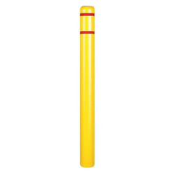 Sim Supply Bollard Cover ,Yellow ,5 in Dia  CL1385E