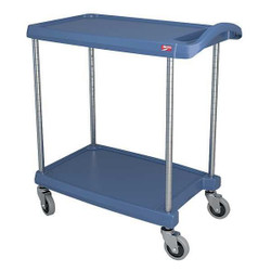 Metro Utility Cart,300 lb. Load Cap.,2 Shelves MY1627-24BU