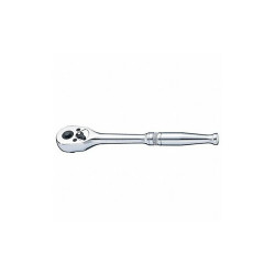 Westward Hand Ratchet, 7 3/4 in, Chrome, 3/8 in 33M359