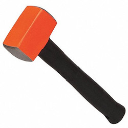 Westward Sledge Hammer,4 lb.,16 In,Rubber/Steel 24Z028
