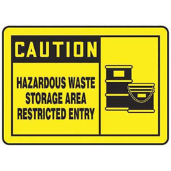 Accuform DOT Handling Label,Waste,5" Label W,PK5  LCHL609VSP