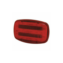 Ecco Warning Light,Red,3-29/32" H ED0016R
