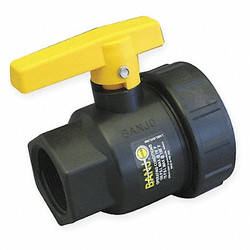 Banjo Poly Ball Valve,Union,FNPT,2 in SUV200FP