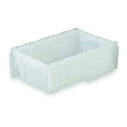 Orbis Attached Lid Ctr,Translucent,Solid,HDPE FP03 Clear