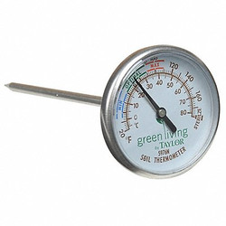 Taylor Bimetal Thermom,2 In Dial,20 to 180F  5976-35